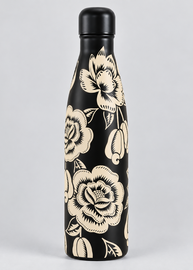 Garrafa Farm Glub Glub Floral Caju 500 ML