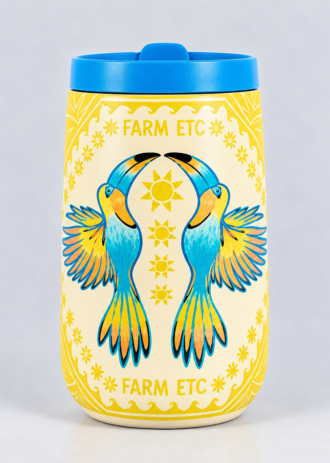 Copo Farm Que Sede Lenço Solar 450 ML