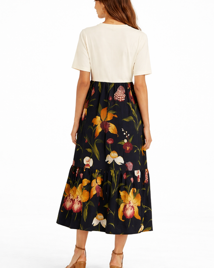 Vestido Farm Midi Selva de Flor