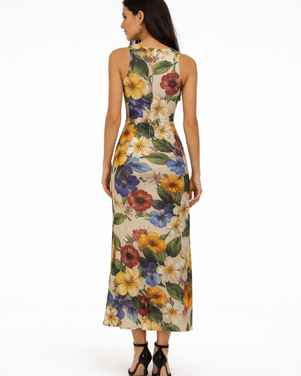 Vestido Farm Tule Reto Tropicalzinho