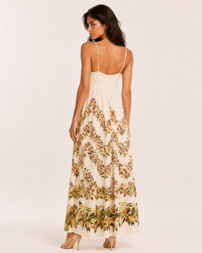 VESTIDO FARM CROPPED FLORAL MALI