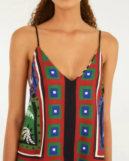 BLUSA FARM DOUBLE ESTAMPADA LENÃ‡O TROPICANO