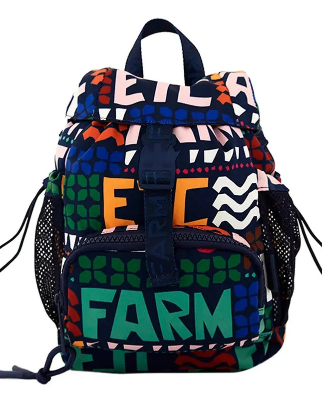 Mini Mochila Farm Pipoquinha Viajante Paisagem