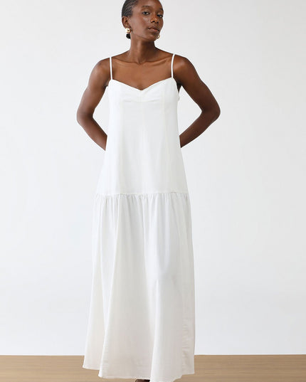 VESTIDO FARM MIDI CORSELET ALCINHA