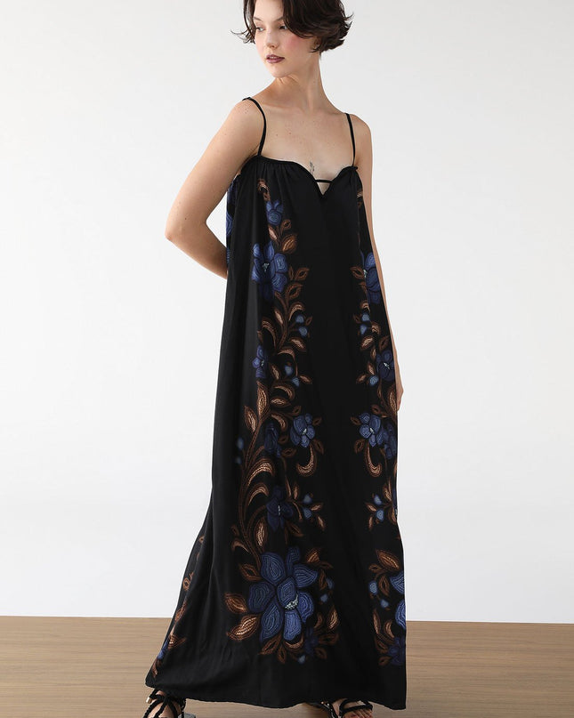 VESTIDO FARM LONGO FLORAL RENATA