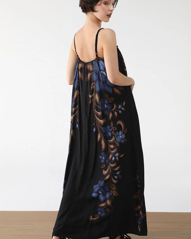 VESTIDO FARM LONGO FLORAL RENATA