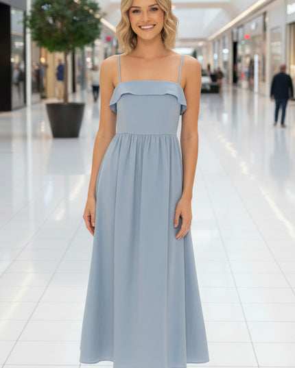 VESTIDO FARM LONGO ALCINHAS