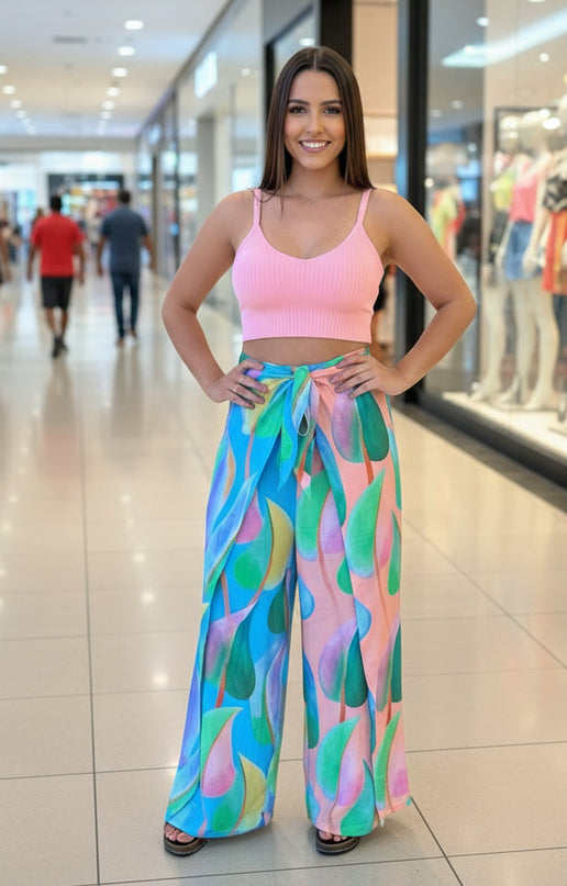 TOP FARM RIB ALCINHA ROSA