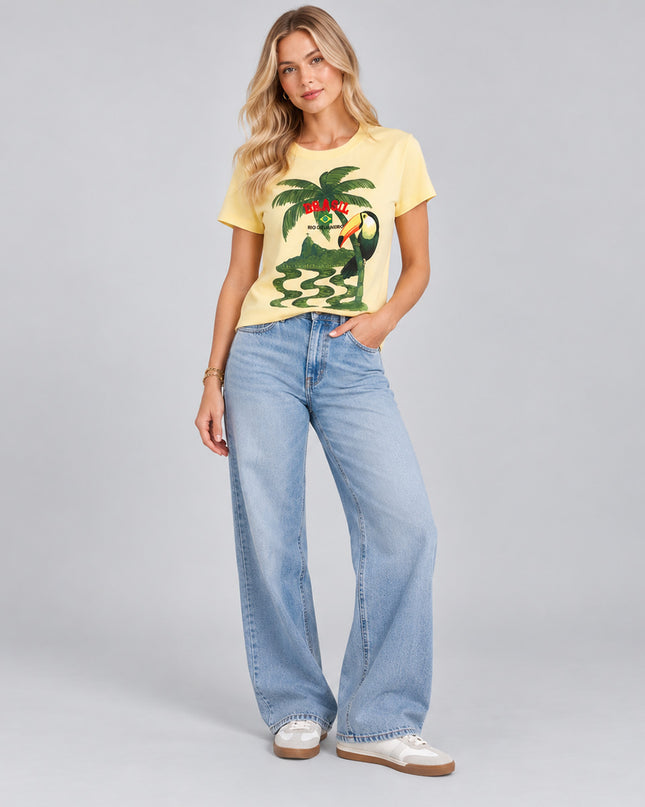 T-Shirt Farm Baby Look Brasileirinha