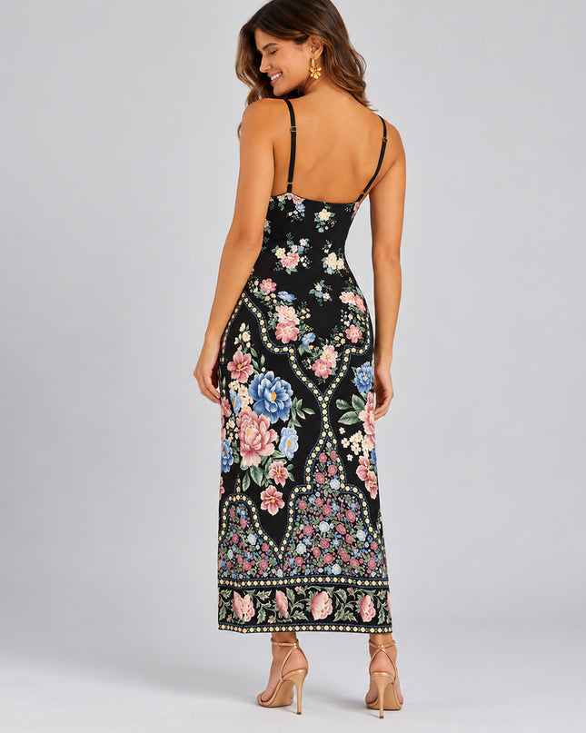 Vestido Farm Cropped Estampado Romance