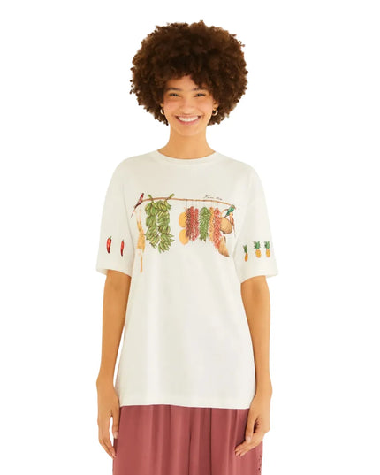 T-shirt Média Feira Farm Rio