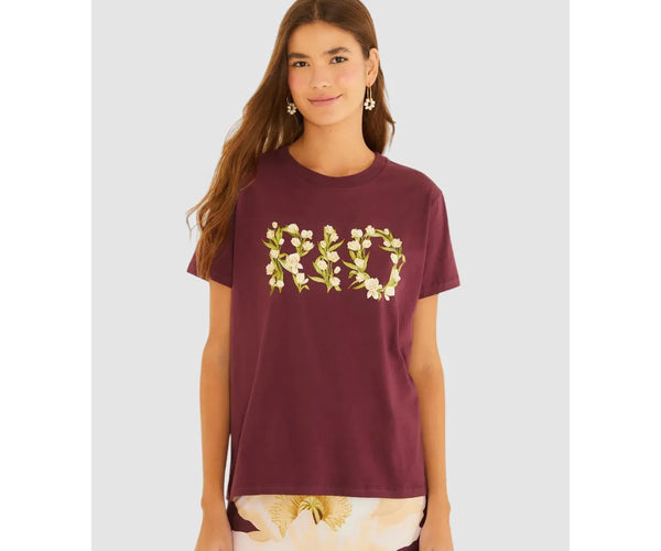 T-shirt Farm Tulipa Rio Roxo Ameixa – Zurare