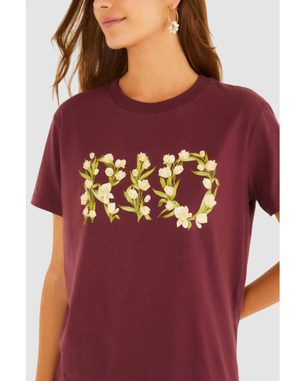T-shirt Farm Tulipa Rio Roxo Ameixa