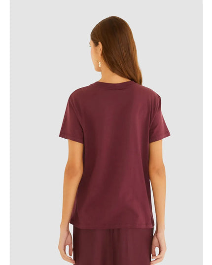 T-shirt Farm Tulipa Rio Roxo Ameixa