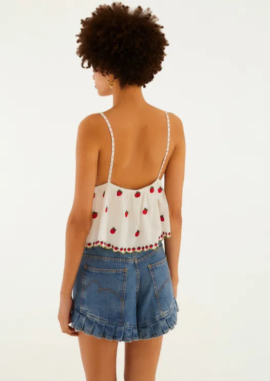 Blusa Farm Artesanal Lenco Tomatinhos