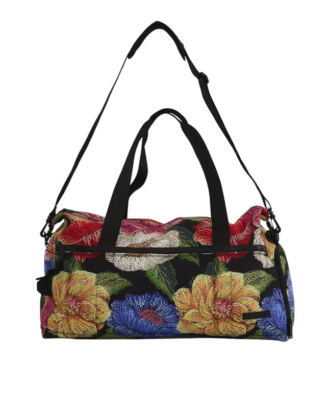 Bolsa Farm Findi Floral Paraíso Preto