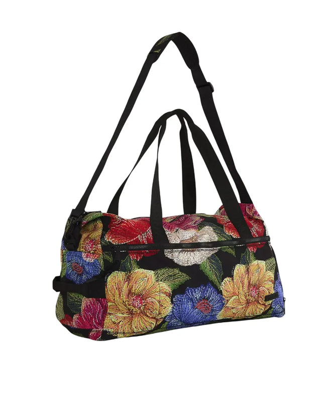 Bolsa Farm Findi Floral Paraíso Preto