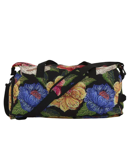 Bolsa Farm Findi Floral Paraíso Preto