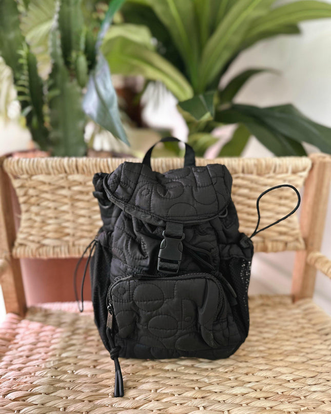 MOCHILA FARM PUFFER PIPOQUINHA PRETA