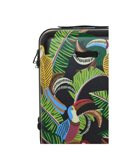 Mala Farm Rígida Tucanos com Folhagens Grande