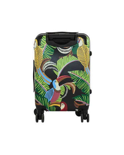 Mala Farm Rígida Tucanos com Folhagens Grande