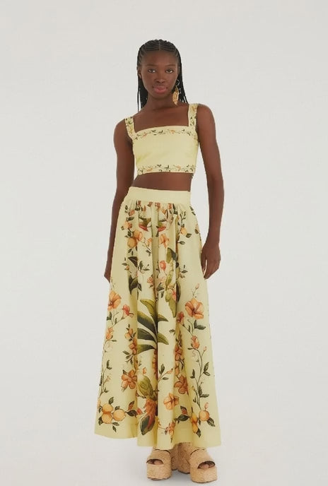 SAIA FARM EVASE ESTAMPADA BOSQUE CHIC