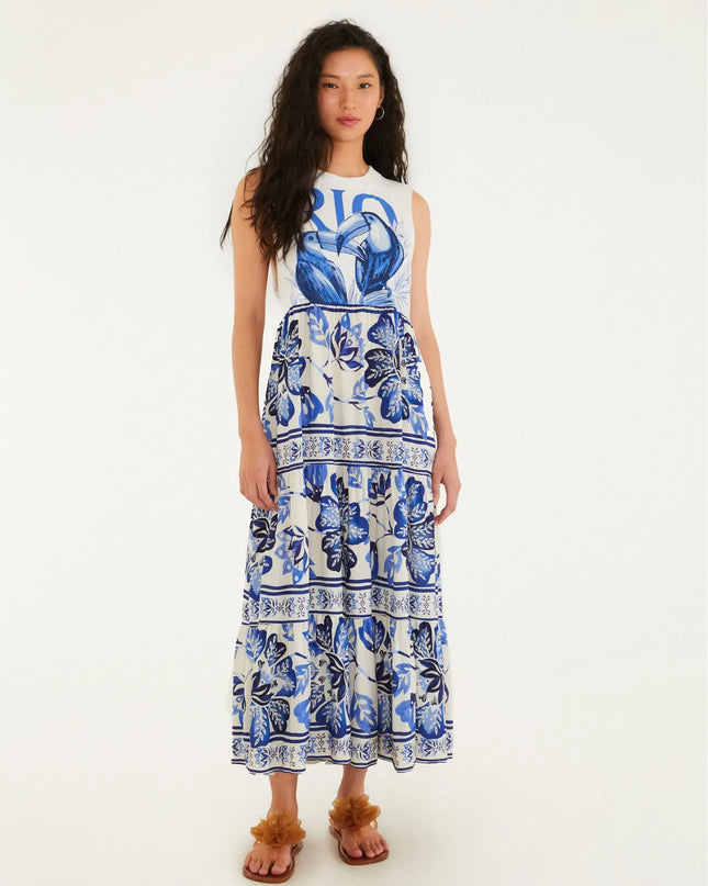 VESTIDO FARM CROPPED REGATA RIO TUCANOS