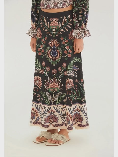 SAIA FARM EVASE ESTAMPADA JARDIM MARAVILHOSO