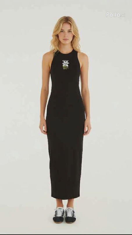 VESTIDO FARM RIBI MIDI MAXI FLOR