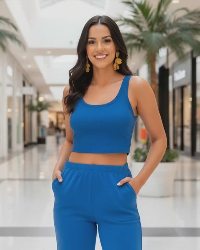 BLUSA FARM CROPPED RITA