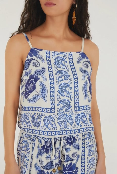 BLUSA FARM REGATA ESTAMPADA VALENTINA