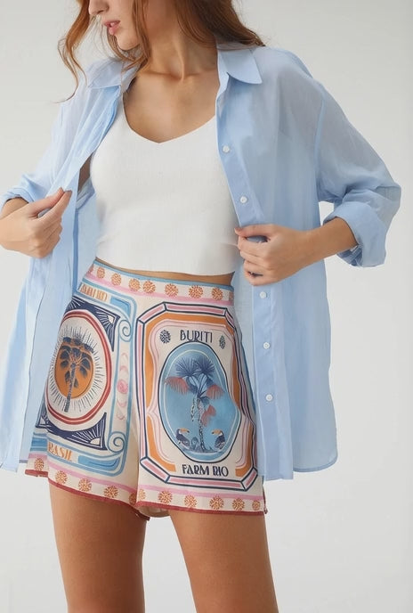 SHORT FARM EVASE SELINHOS DO CERRADO