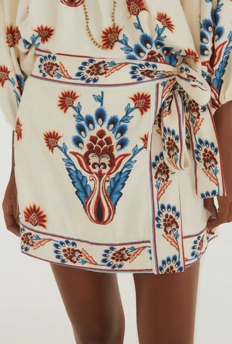 SHORT FARM ESTAMPADO SAIA INDRA