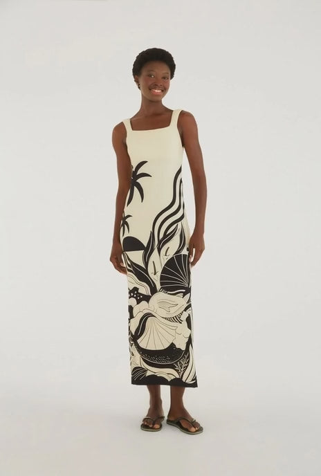 VESTIDO FARM ALCAS FESTA DE MAR