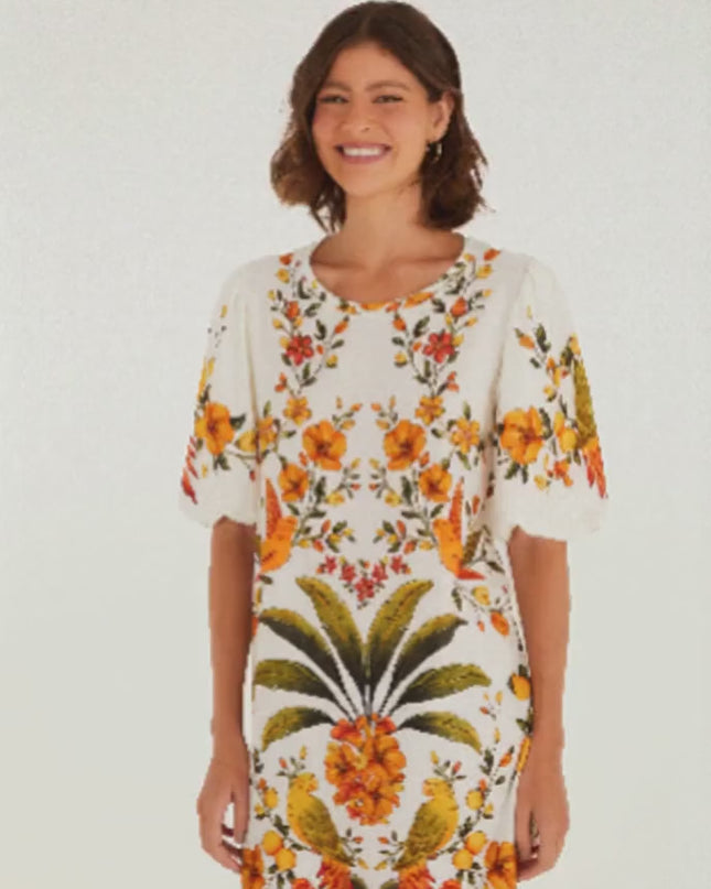 VESTIDO FARM T SHIRT BOSQUE CHIC FOFA