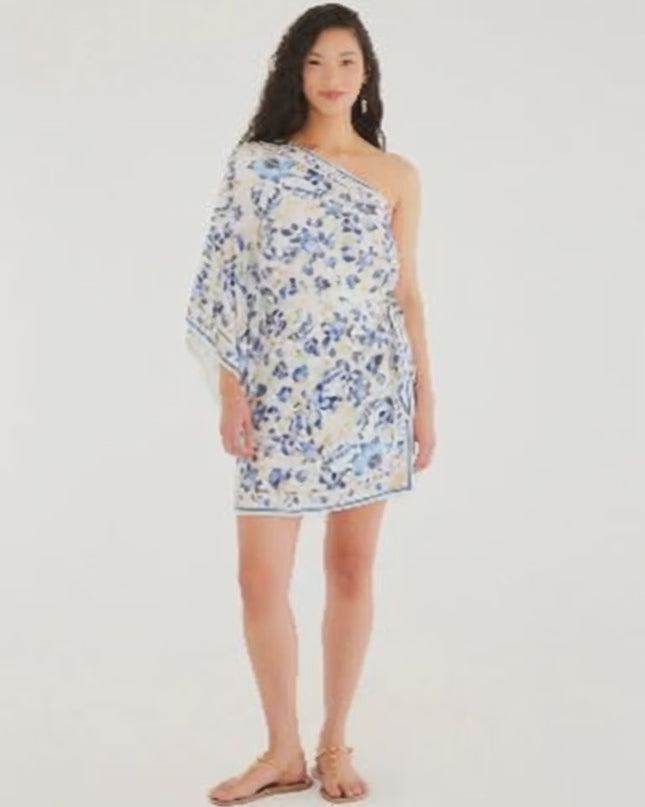 VESTIDO FARM ESTAMPADO AZULEJARIA