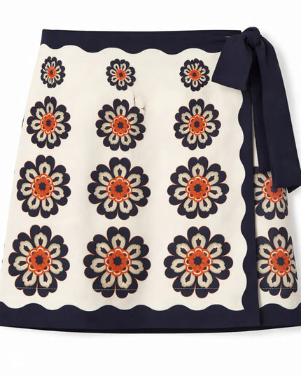 Saia Farm Pareo Fiorella Bege Seda