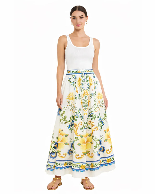 Saia Farm Estampada Floral Emilia