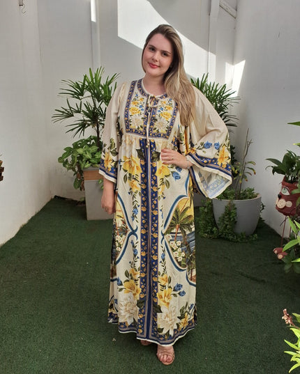 VESTIDO FARM ESTAMPADO FLOR DO RIO