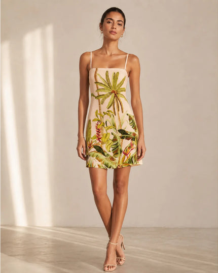Vestido Curto Estampado Jeri