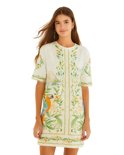 Vestido Farm T-shirt Basico Respiro de Rio