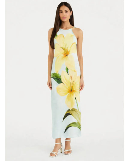 Vestido Farm Longo Floral Samanta