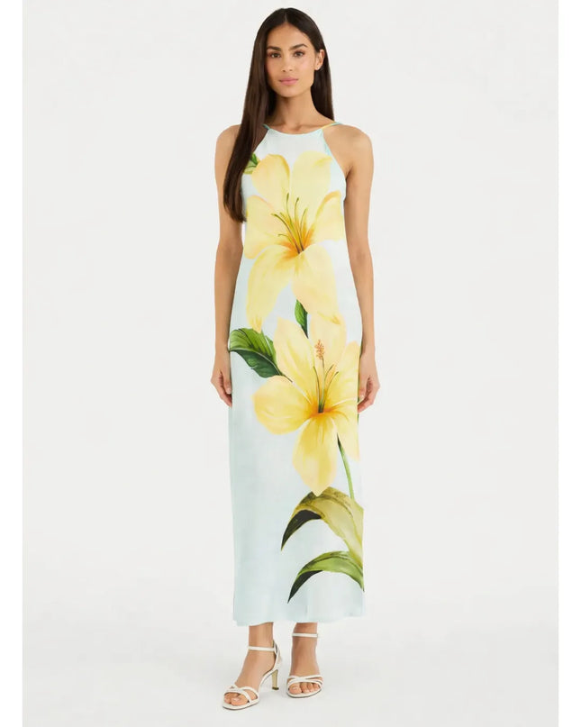 Vestido Farm Longo Floral Samanta