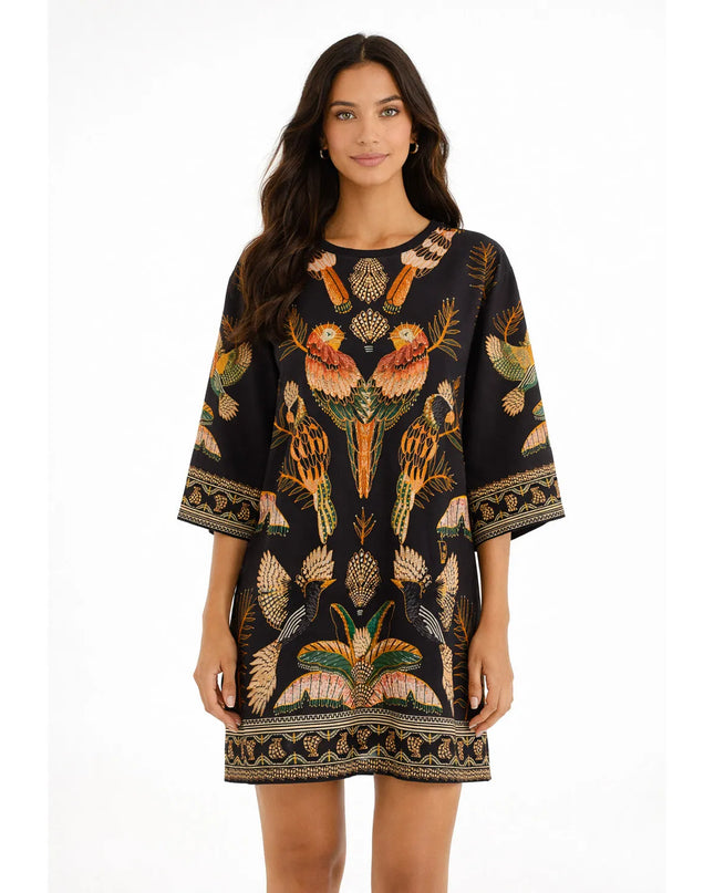 Vestido Farm T-shirt Big Recanto dos Passaros