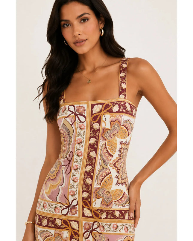 Vestido Farm Midi Sophie