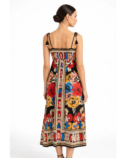 Vestido Farm Longo Antuerpia Lenço