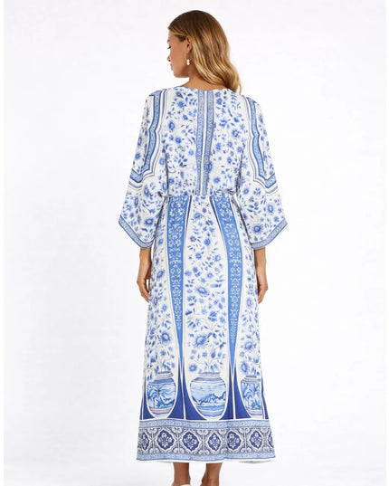 Vestido Cropped Farm Porcelana