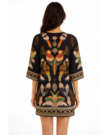 Vestido Farm T-shirt Big Recanto dos Passaros