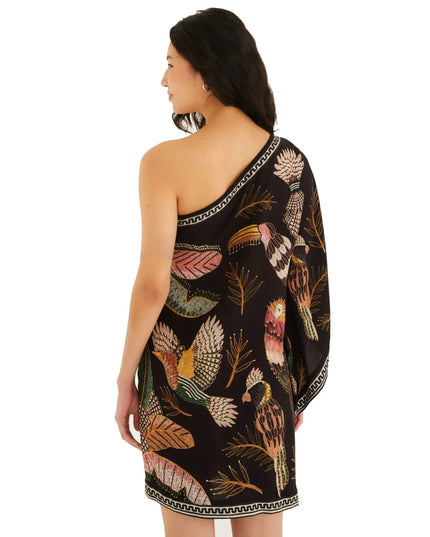 Vestido Farm Ombro So Estampado Recanto dos Passaros