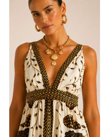 Vestido Farm Cropped Sonho de Concha